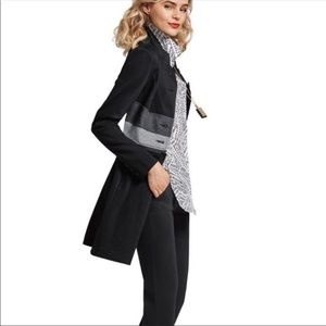 Cabi love Carol Convertible Striped Coat